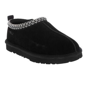 EverAu Womens/Ladies Wigeon Leather Slippers / Black